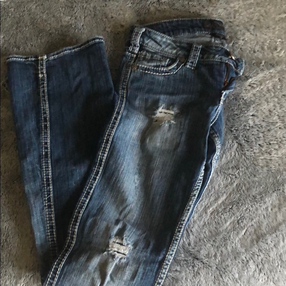 Silver jeans